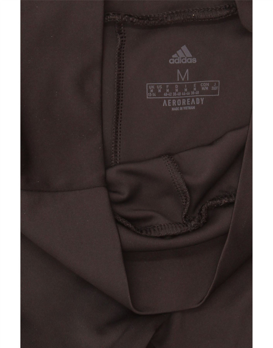 Leggings ADIDAS Aeroready da donna UK 12/14 Poliestere nero medio
