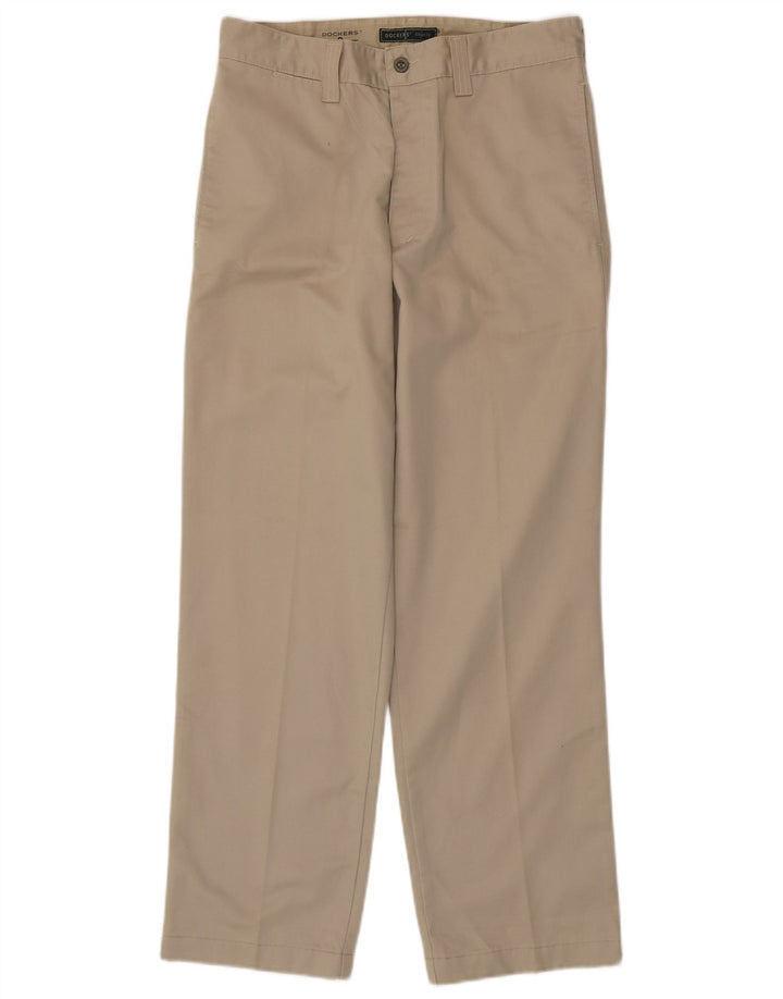 Pantaloni chino dritti da uomo Dockers W30 L32 Beige