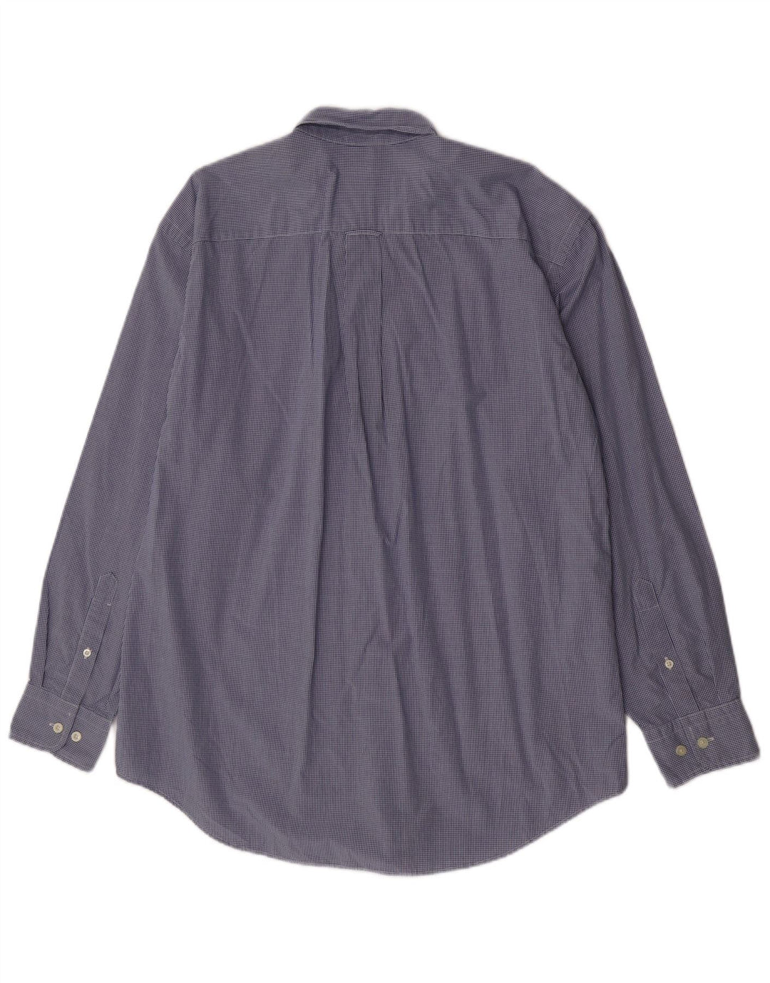 Camicia da uomo Nautica Large in cotone a quadretti blu