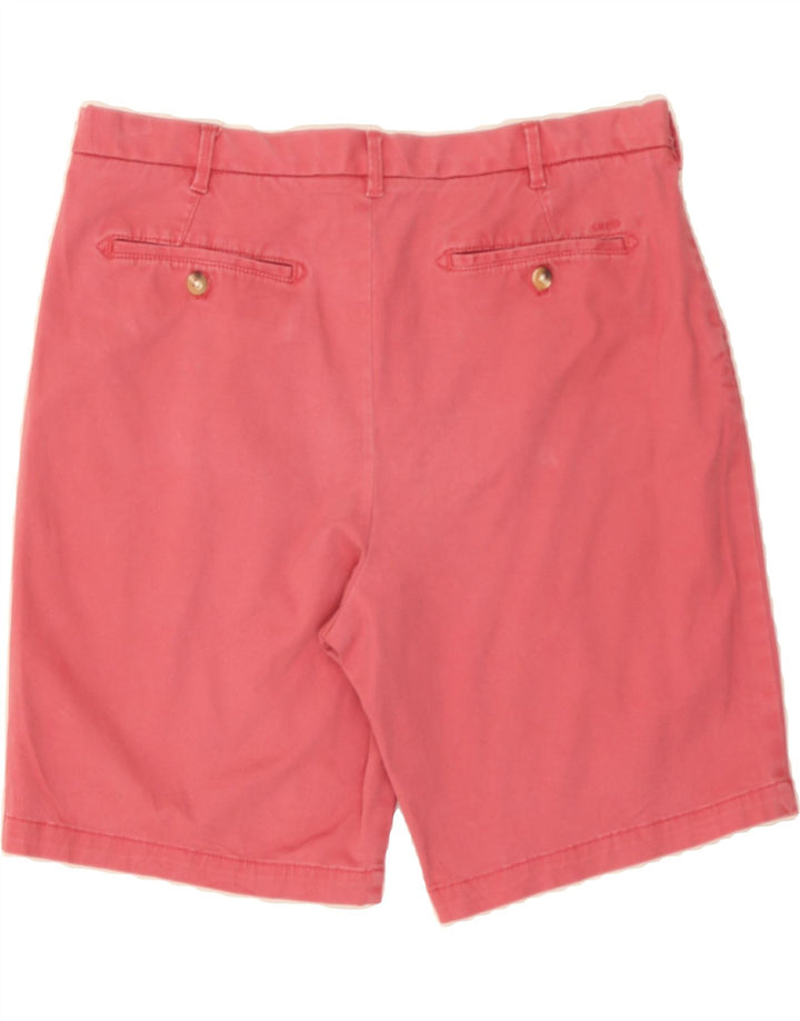 IZOD Mens Stretch Chino Shorts W36 Large Pink Cotton Vintage Izod and Second-Hand Izod from Messina Hembry 