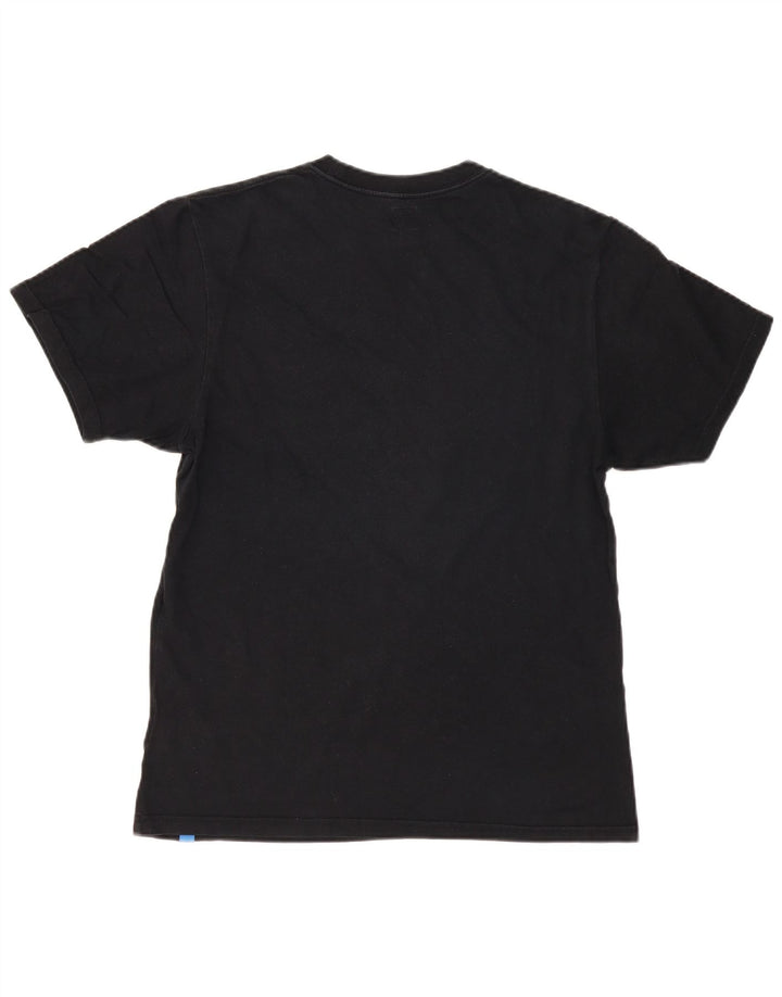 T-shirt grafica da uomo Adidas Top in cotone nero medio