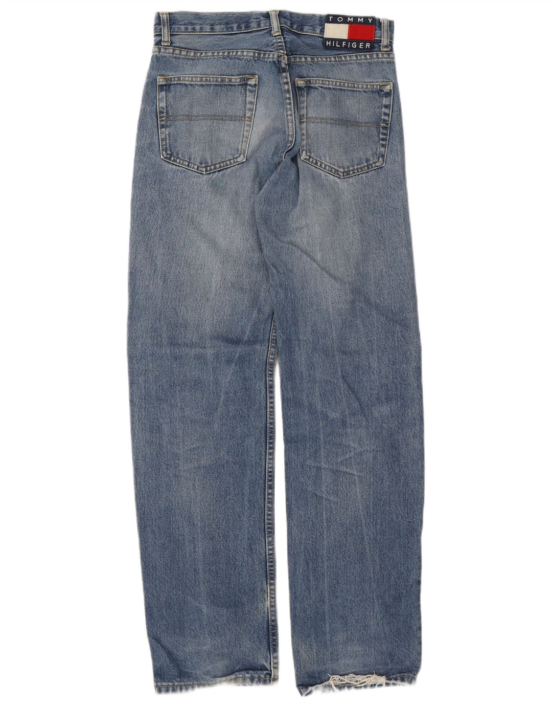 Jeans dritti da uomo Tommy Hilfiger W30 L30 cotone blu