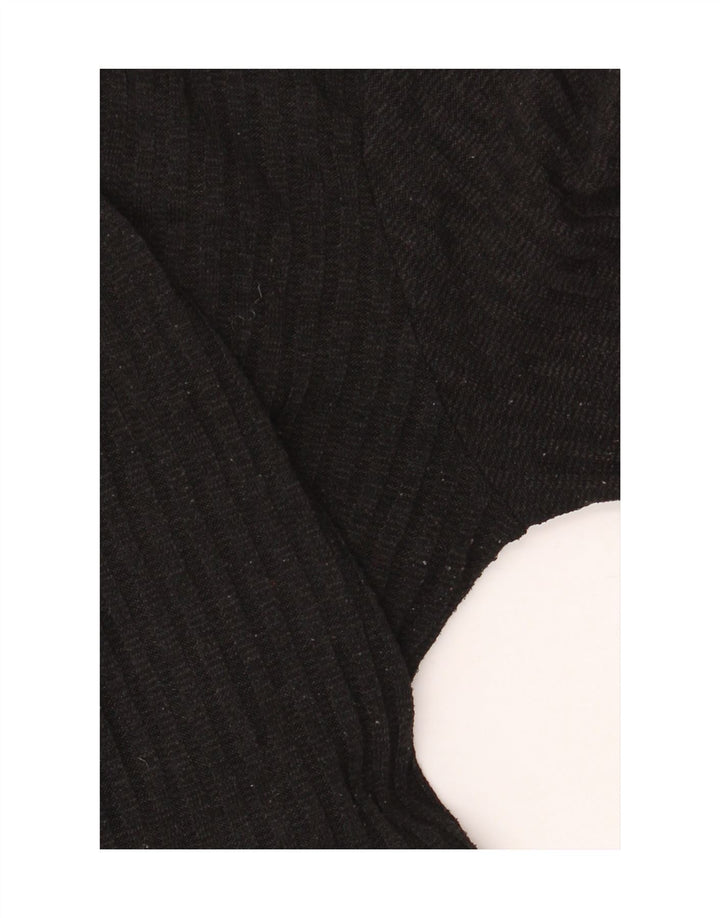 Abito a strati in maglia da donna Zara UK 12 medio nero
