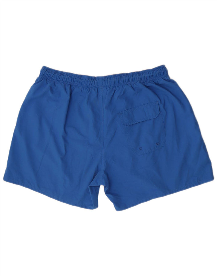 Pantaloncini da bagno grafici da uomo Timberland grandi in poliestere blu