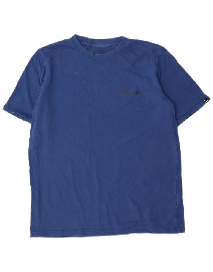 T-shirt da uomo Berghaus Top grande in cotone blu