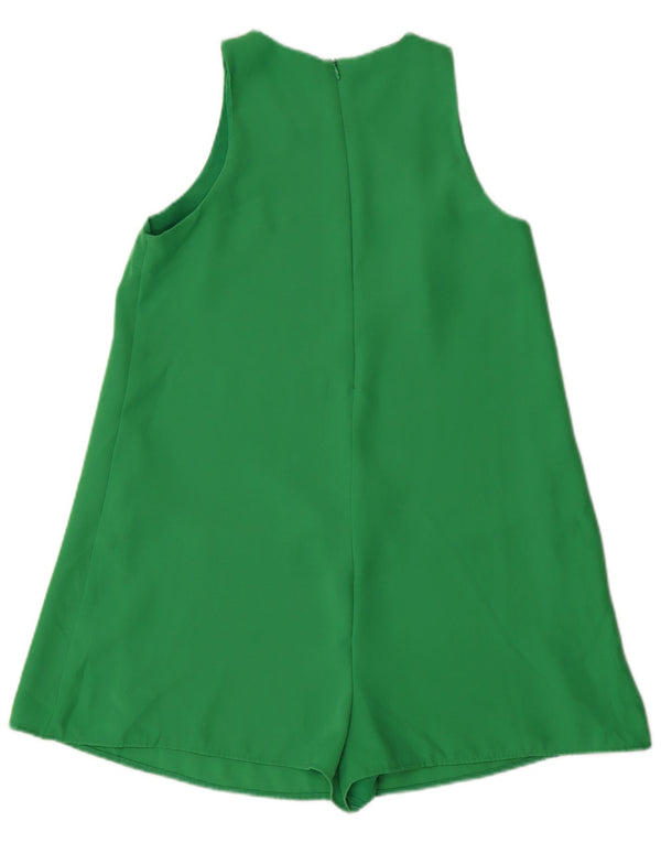 Tutina corta senza maniche da donna Zara UK 10 piccola verde poliestere