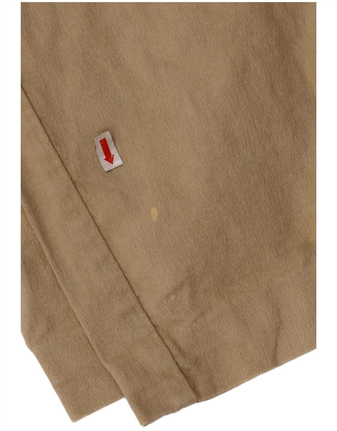 Pantaloni casual dritti da donna vintage IT 46 Large W28 L27 Cotone beige