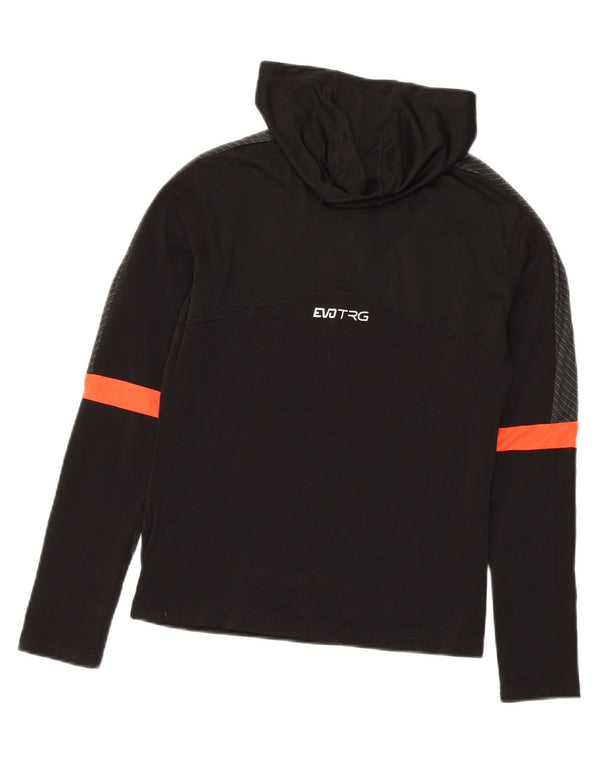 Maglia della tuta da ginnastica Puma da ragazzo con cappuccio e zip, 13-14 anni, nera