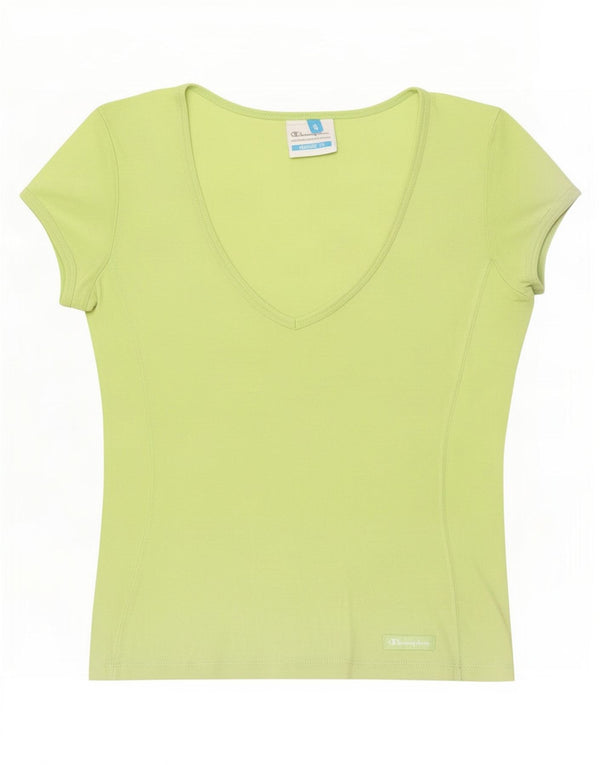 T-shirt Champion da donna Herritage Fit Top UK 10 Small Verde