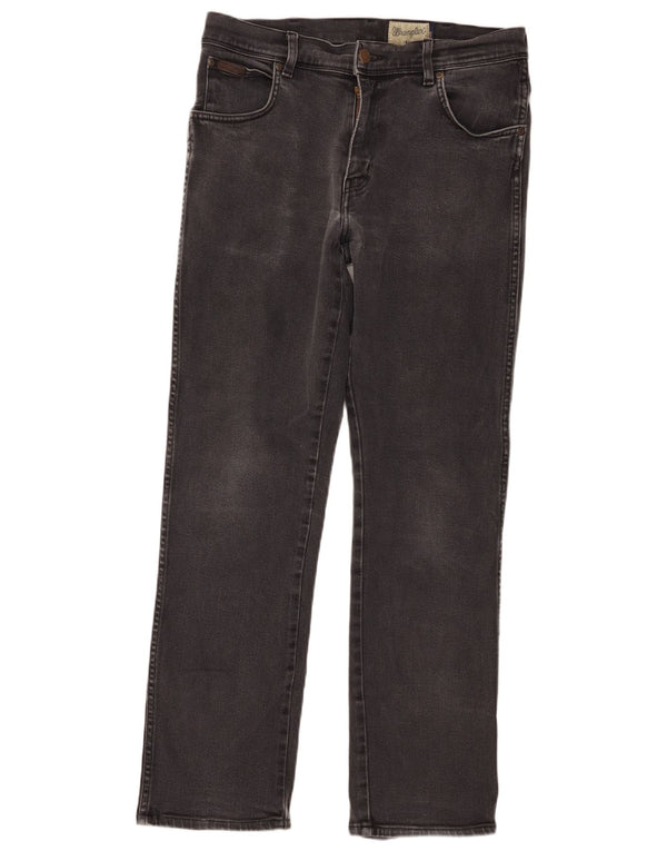 Jeans dritti da uomo Wrangler Texas W33 L32 cotone grigio