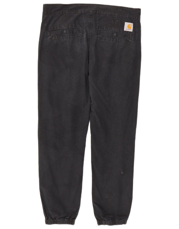 Pantaloni chino da uomo Carhartt Wip Joggers medi W34 L28 blu navy a quadri