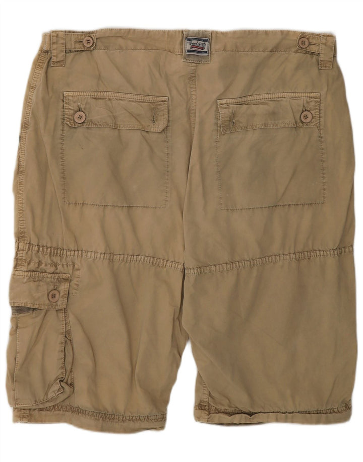 Pantaloncini cargo da uomo Weird Fish 2XL W42 in cotone beige