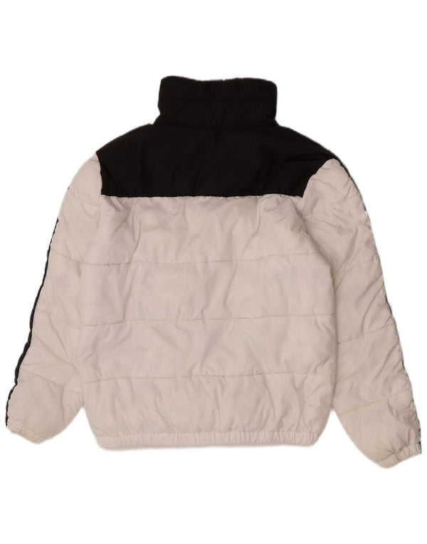 Giacca imbottita da uomo Kappa UK 40 Large Poliestere color block bianco