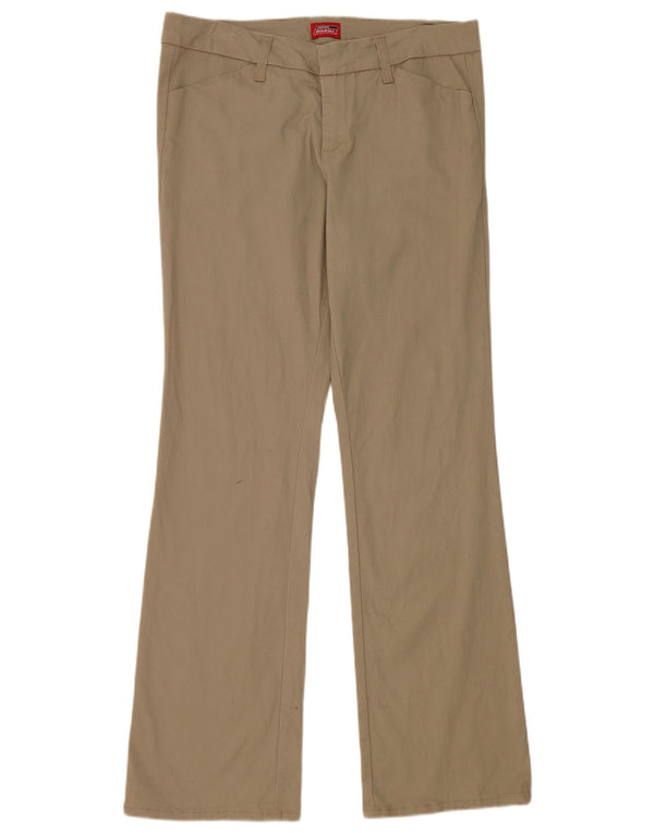 Dickies Pantaloni casual bootcut da donna US 13 Large W32 L31 Cotone beige