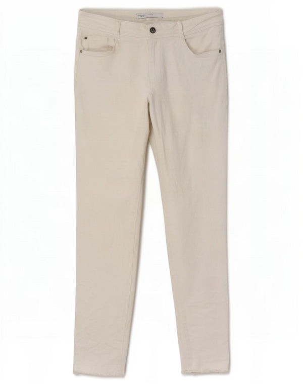 Jeans slim da donna Zara EU 36 XS W27 L27 Bianco