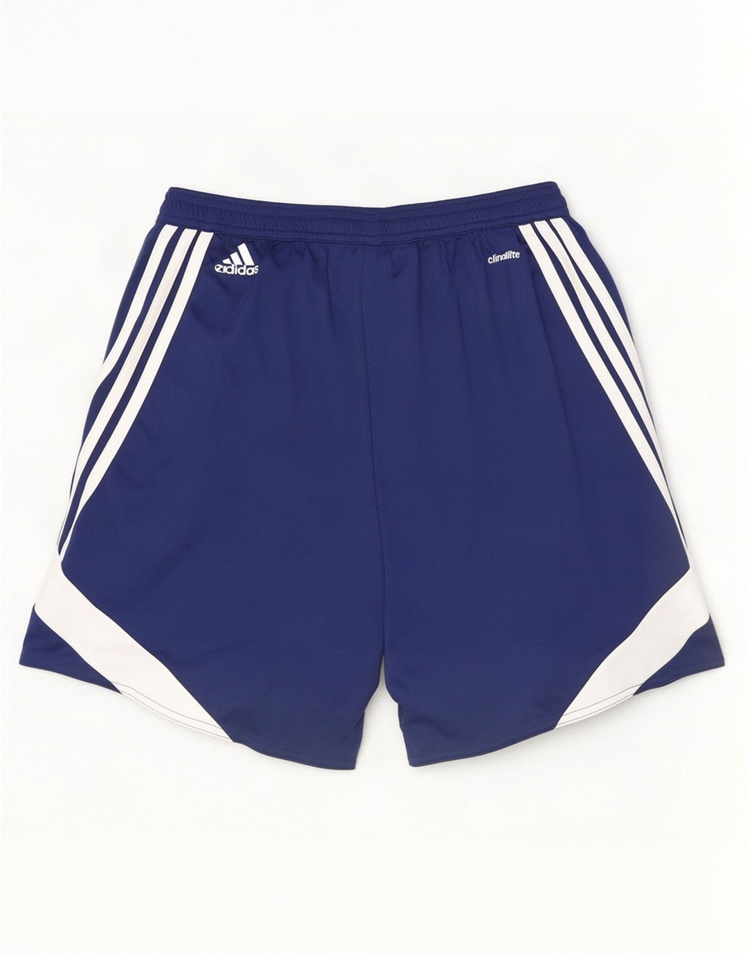 Pantaloncini sportivi Adidas Climalite da uomo, poliestere color block medio blu navy