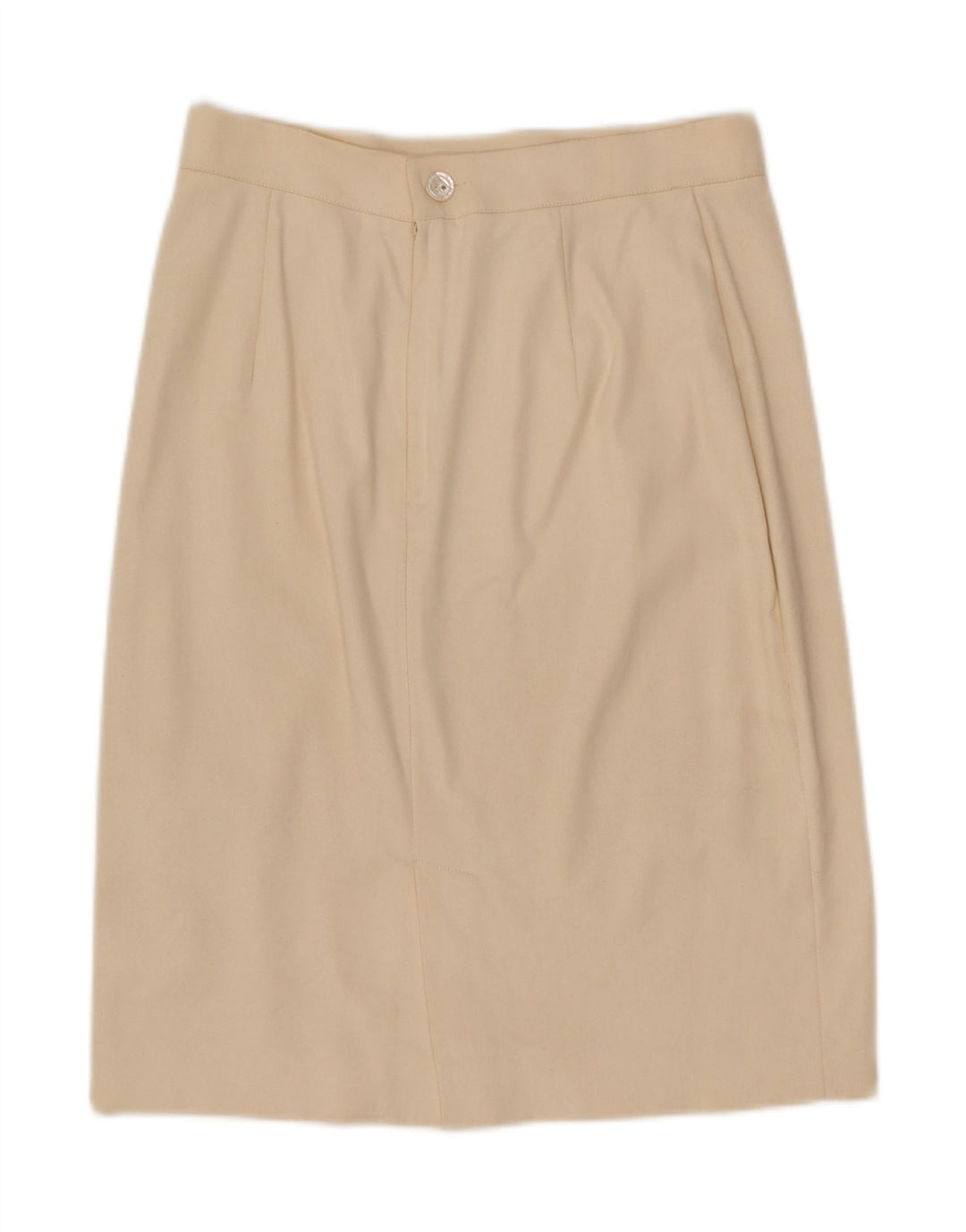 LES COPAINS Womens Straight Skirt IT 44 Medium W28  Off White Rayon Vintage Les Copains and Second-Hand Les Copains from Messina Hembry 