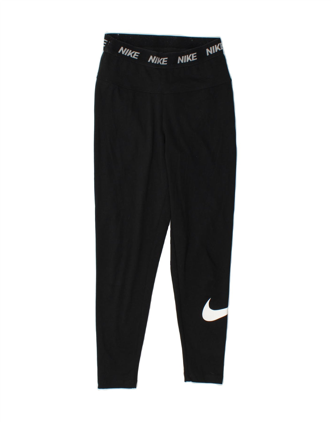 NIKE Womens Dri Fit Graphic Leggings UK 2 2XS  Black Vintage Nike and Second-Hand Nike from Messina Hembry 