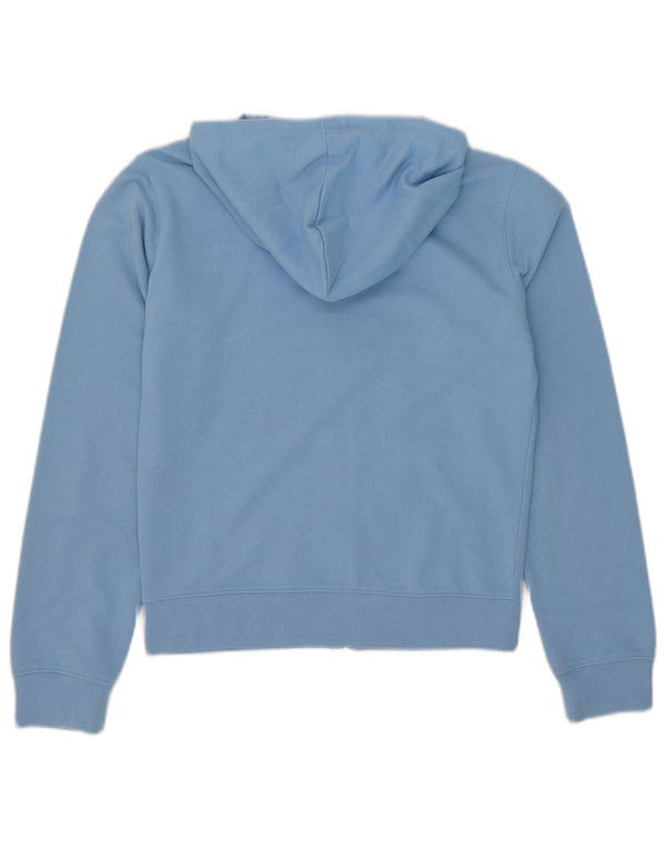 Maglione con cappuccio e zip da donna Reebok UK 10 Small Blu Poliestere