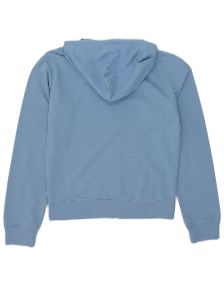 Maglione con cappuccio e zip da donna Reebok UK 10 Small Blu Poliestere