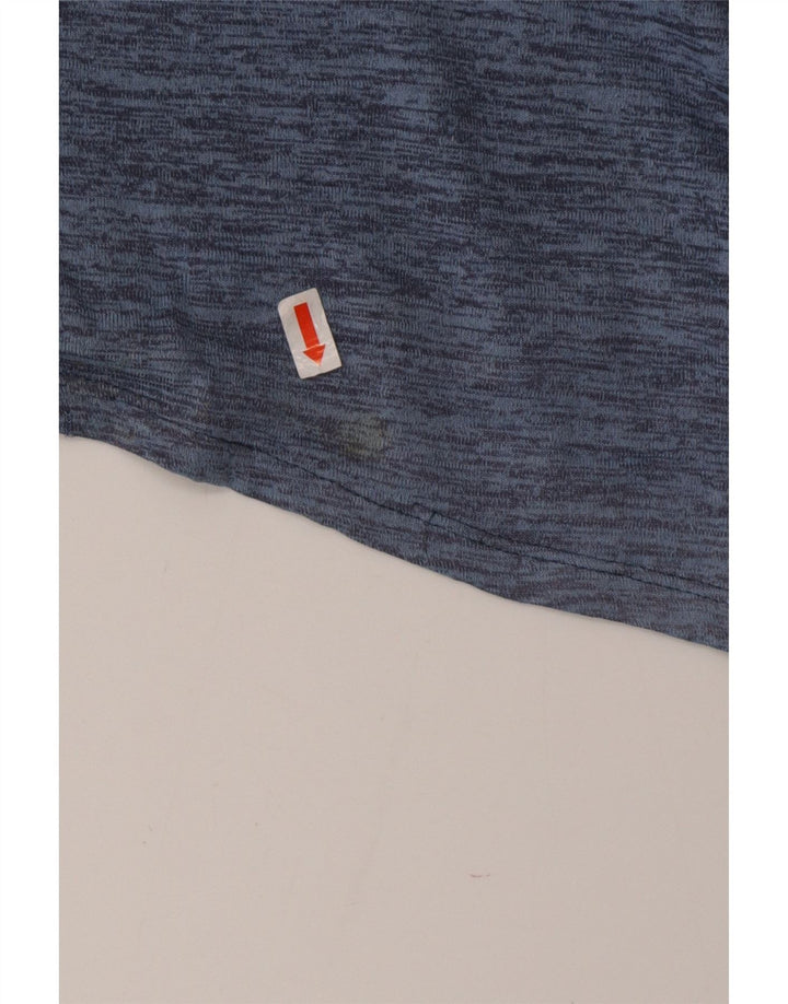 T-shirt NIKE da uomo Dri Fit Top XL poliestere chiazzato blu