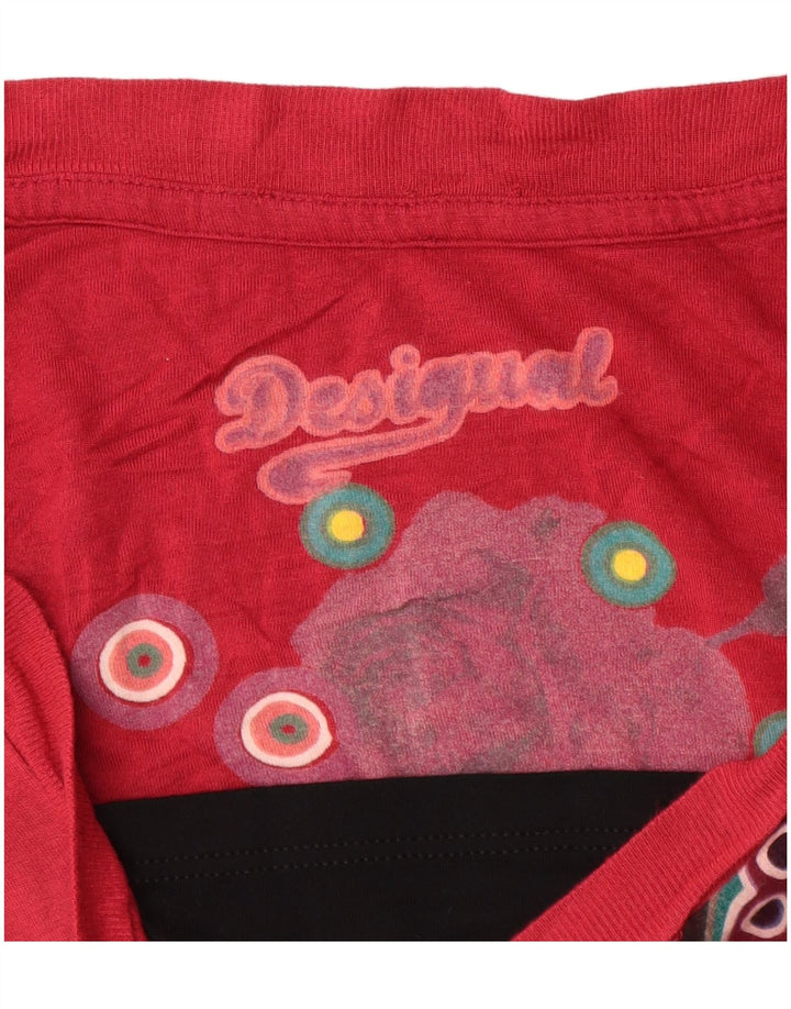 DESIGUAL Camicetta senza maniche da donna Top UK 8 Piccolo floreale multicolore