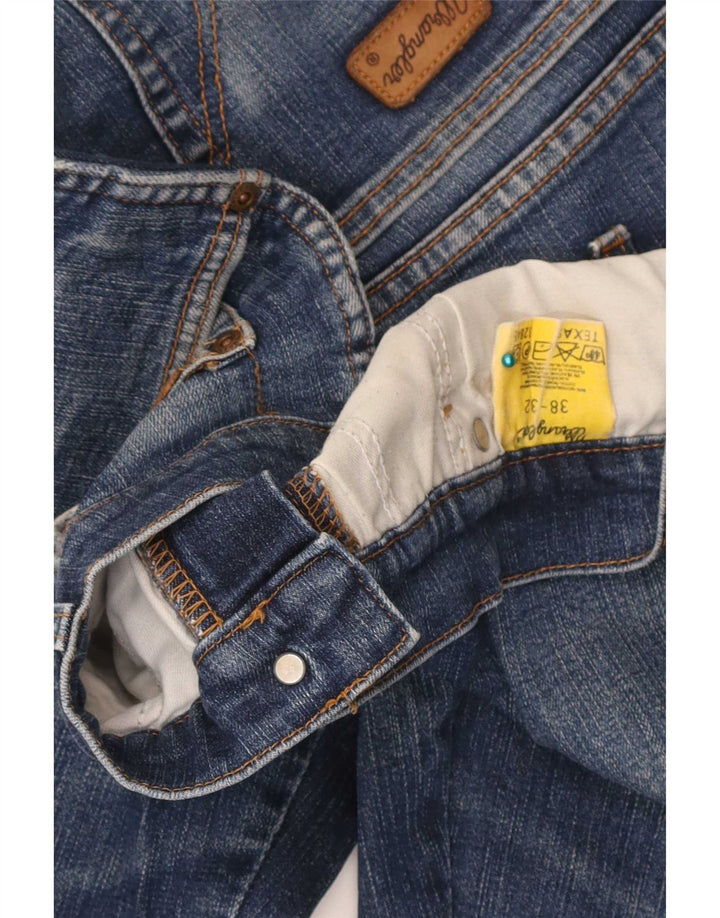 Jeans dritti da uomo Wrangler Texas W38 L32 cotone blu