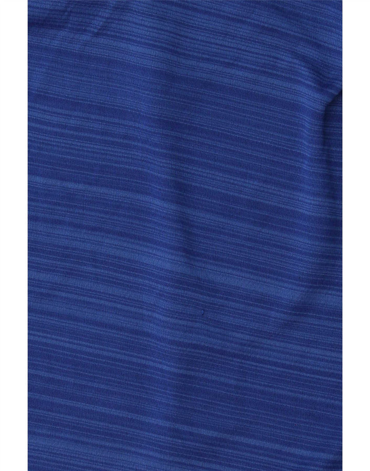 T-shirt IsoCool da uomo Mountain Warehouse Top in poliestere a righe piccole blu