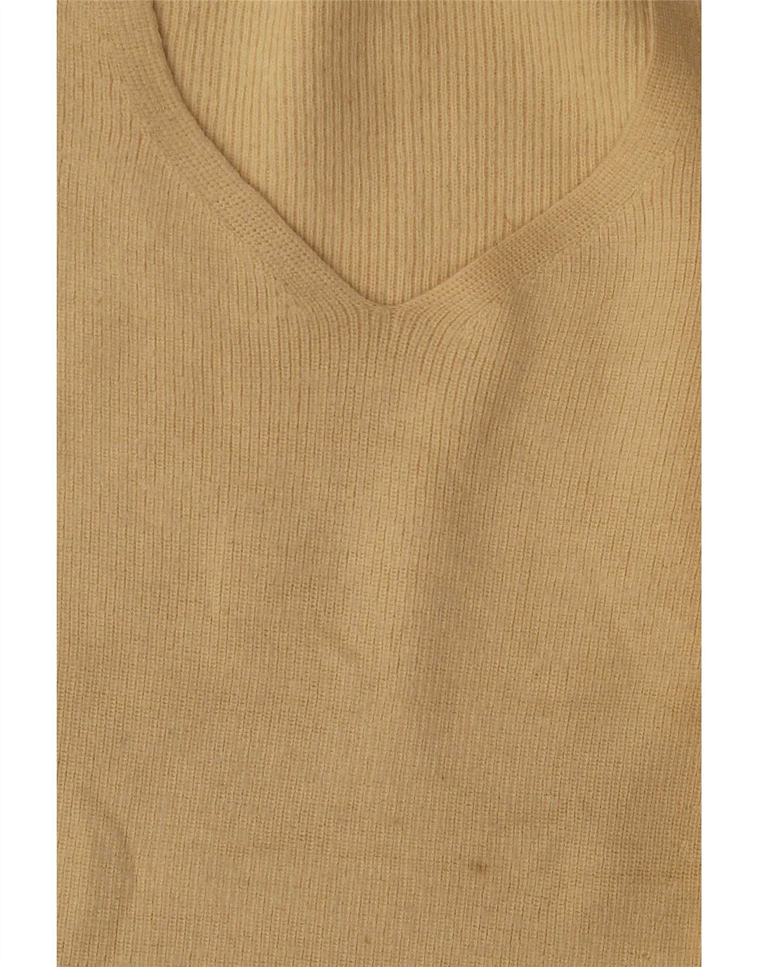 Maglione Zara da donna con scollo a V UK 16 grande lana beige
