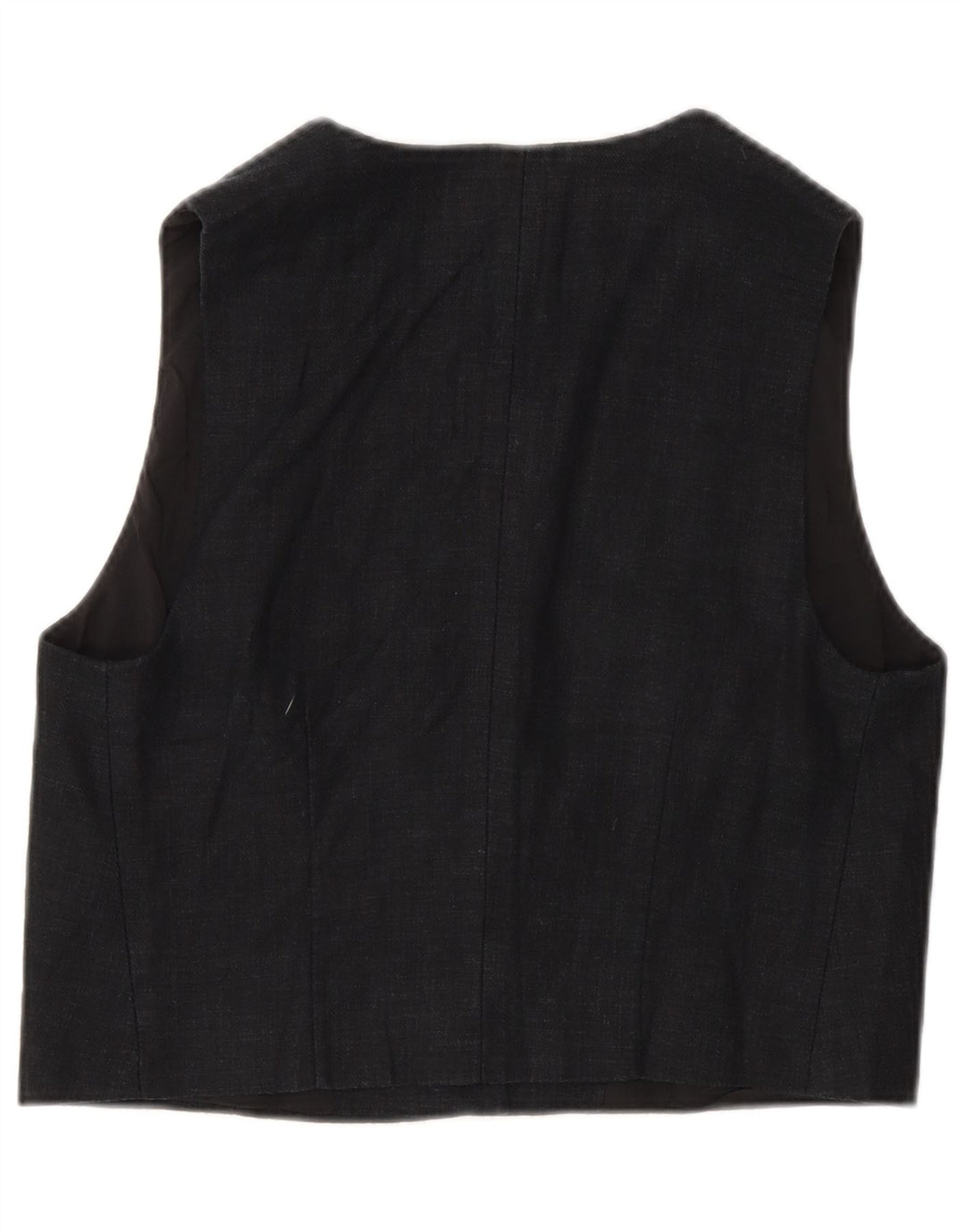 Gilet corto da donna Marks & Spencer UK 10 piccolo lino nero