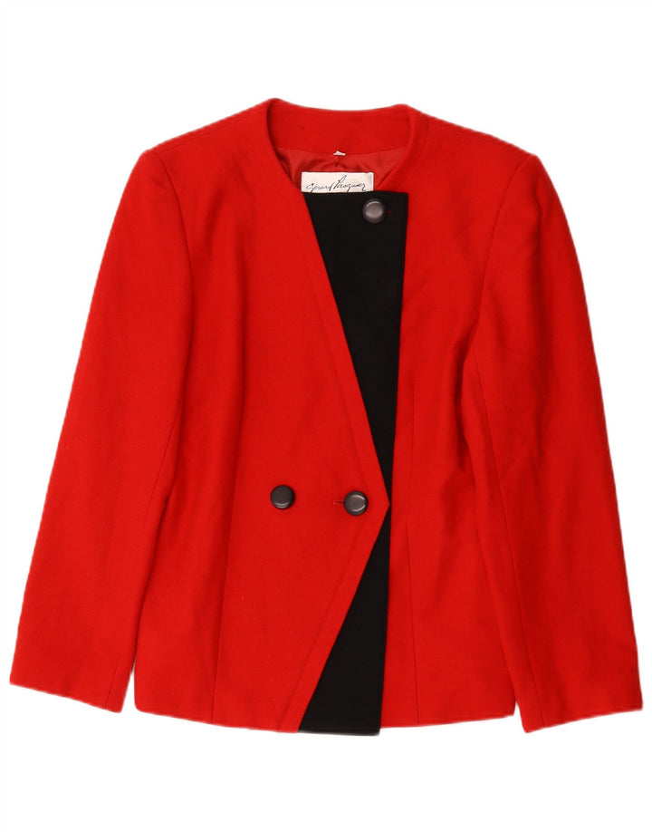 Giacca blazer da donna Gerard Pasquier EU 40 Medium Red Colourblock
