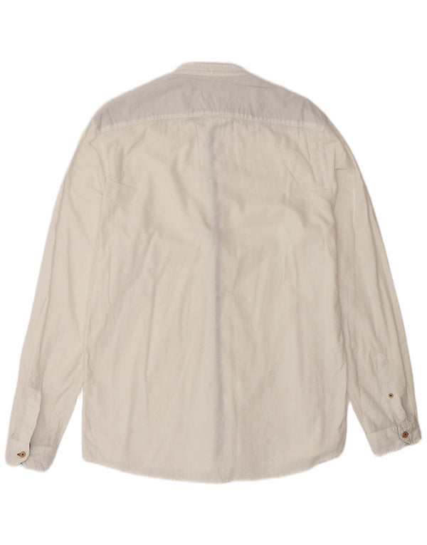 Camicia slim fit da uomo Zara grande bianca