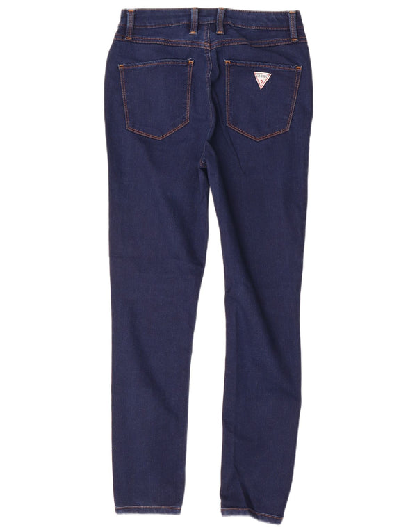 Jeans skinny da donna Guess W29 L28 cotone blu navy