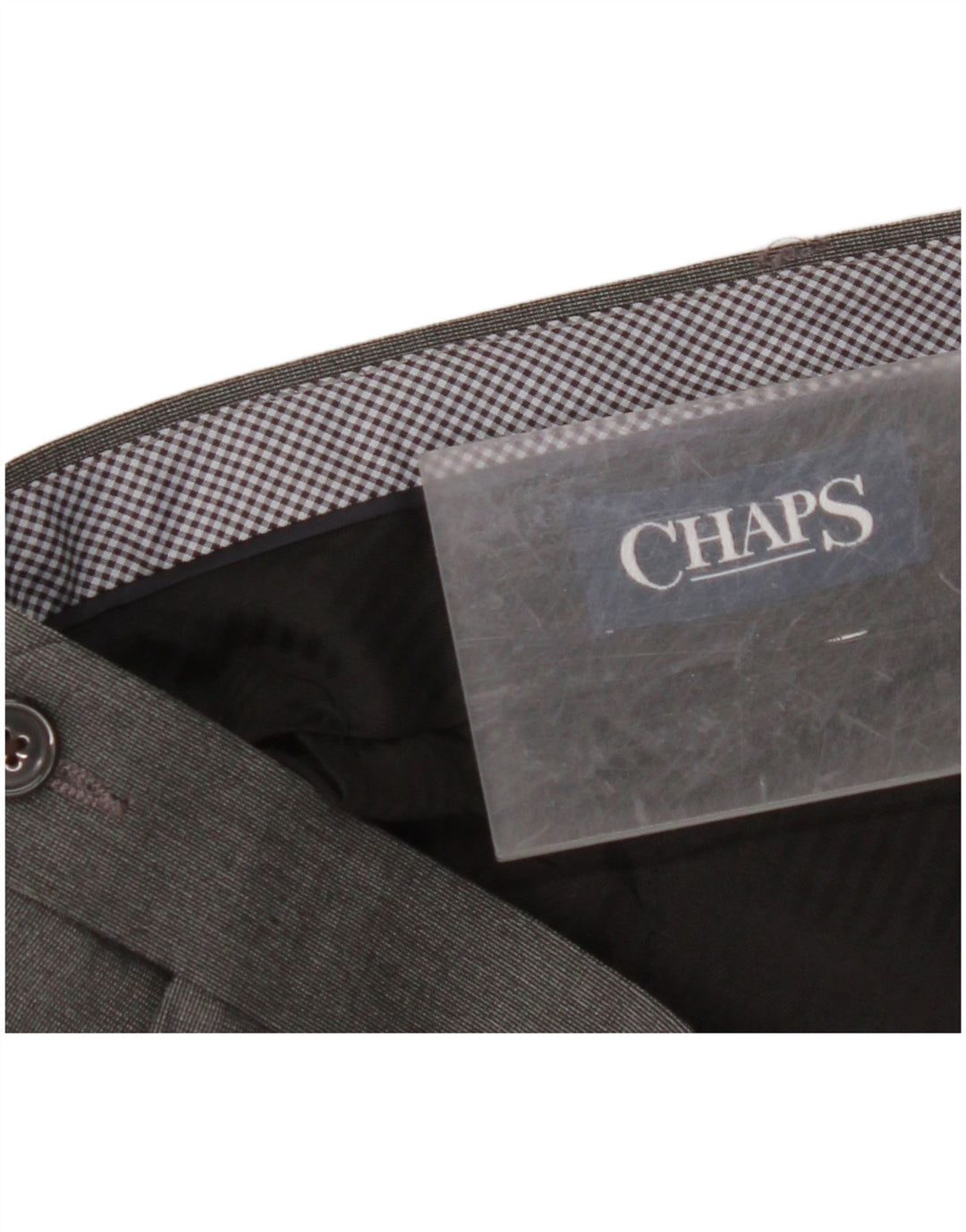 Pantaloni da abito dritti da uomo CHAPS W42 L30 Grigi