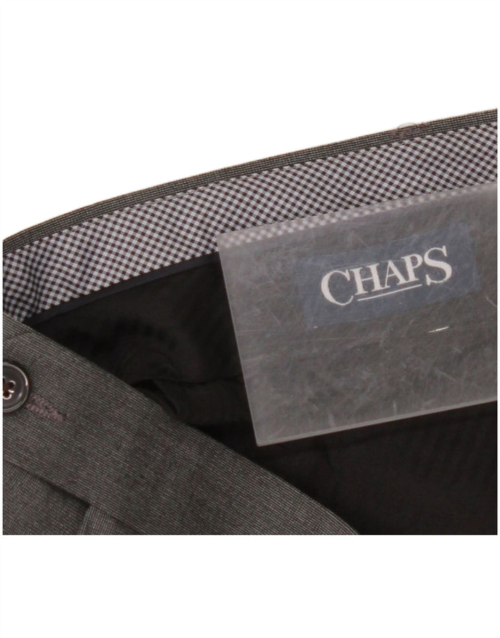 Pantaloni da abito dritti da uomo CHAPS W42 L30 Grigi