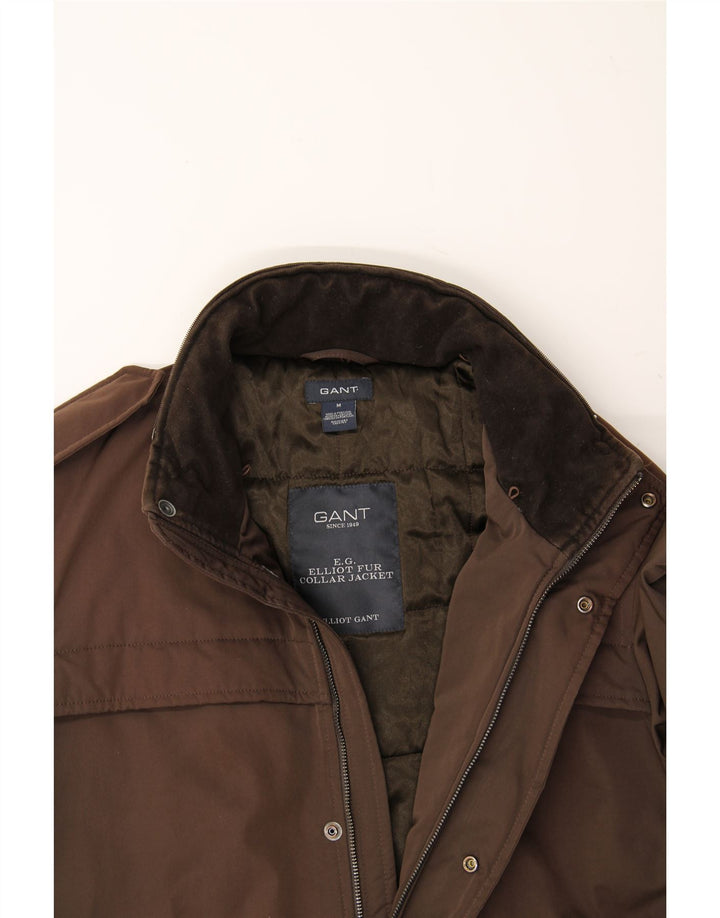GANT Mens Military Jacket UK 38 Medium Brown Cotton Vintage Gant and Second-Hand Gant from Messina Hembry 
