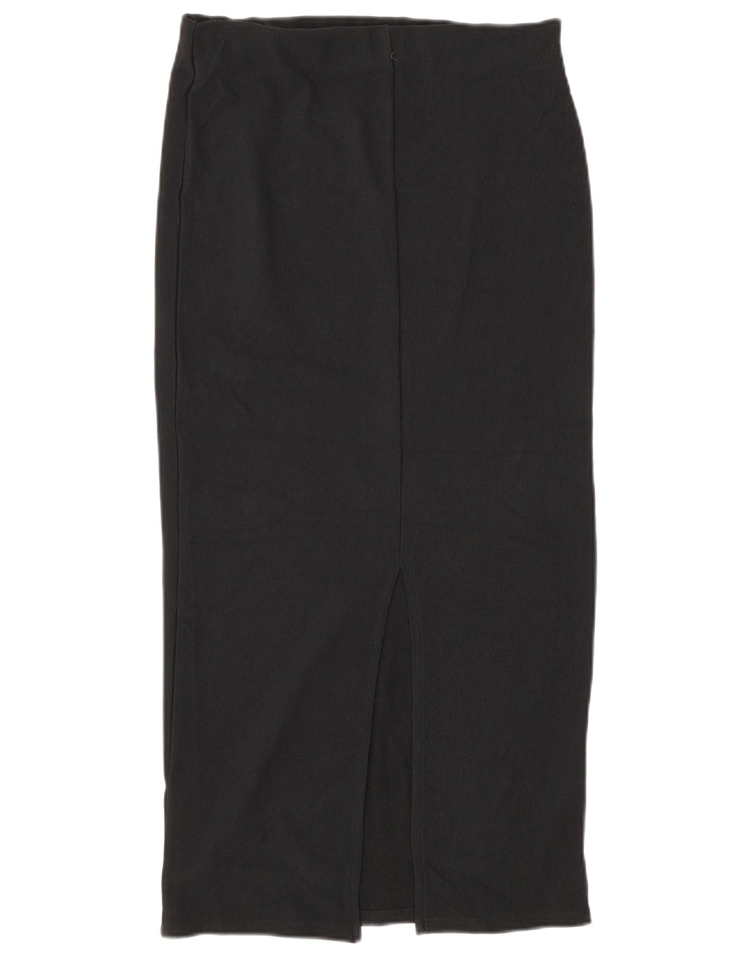 Gonna midi a vita alta da donna Zara grande W30 poliestere nero