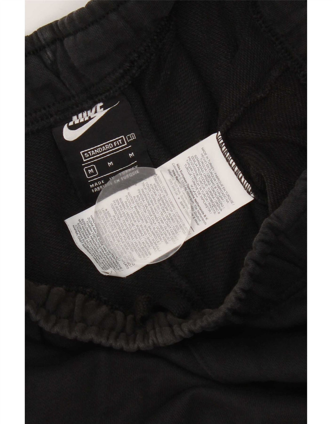 Nike Pantaloncini Sportivi da Uomo Taglio Standard Medio Nero Cotone