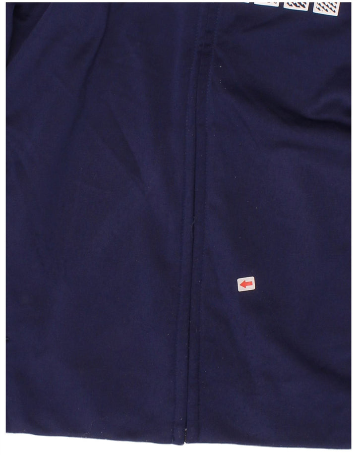 Giacca da tuta grafica da ragazzo Puma 7-8 anni Blu navy Colourblock