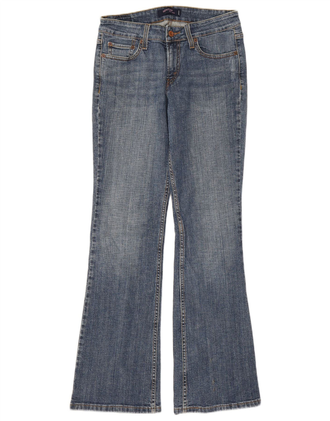 LEVI'S Jeans 518 Super Low Bootcut da donna US 5 Medio W28 L31 Cotone Blu