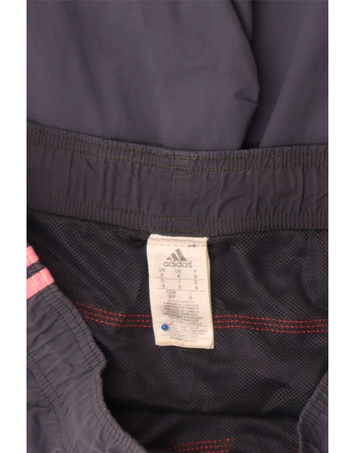 Pantaloncini da bagno da uomo Adidas piccoli in nylon grigio