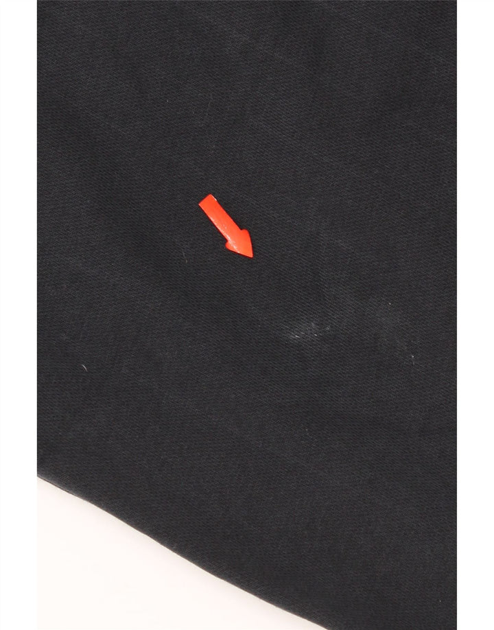 Felpa con cappuccio grafica Nike da uomo in cotone nero medio
