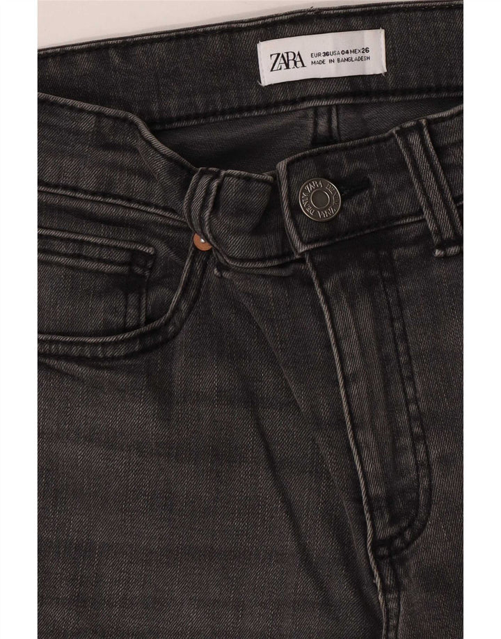 Jeans svasati da donna Zara EU 36 XS W26 L26 Grigio