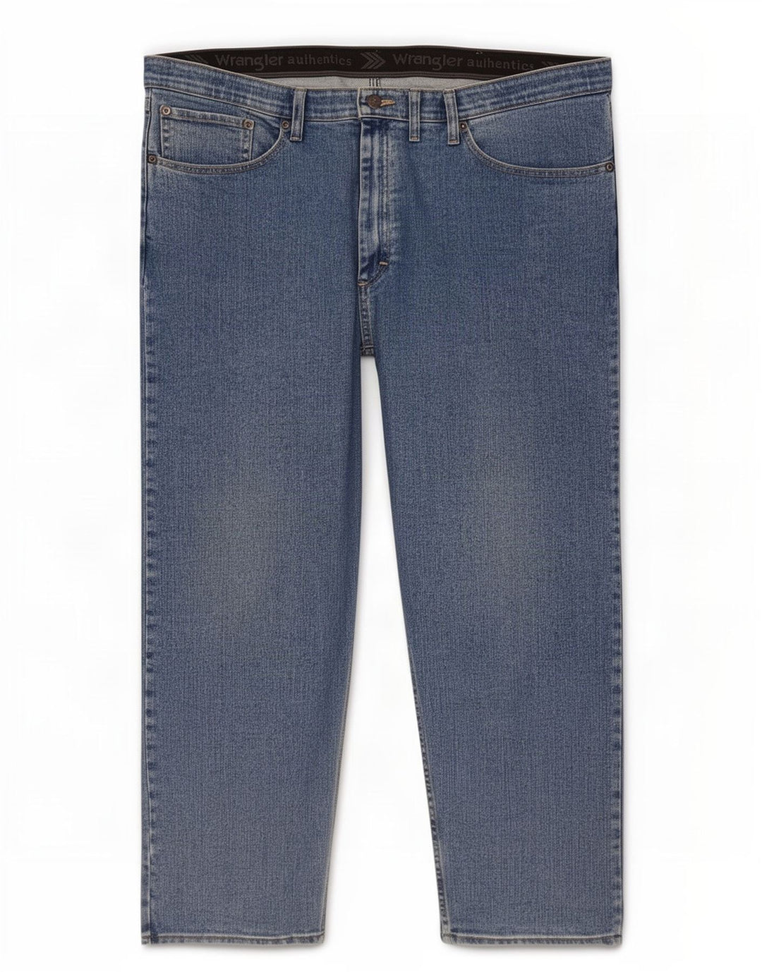Jeans dritti da uomo Wrangler W44 L29 cotone blu
