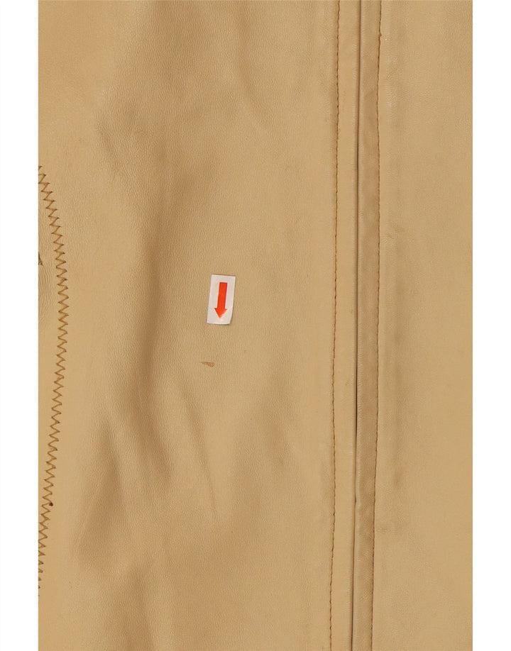 Giacca Pelle Donna Conbipel IT 48 XL Pelle Beige