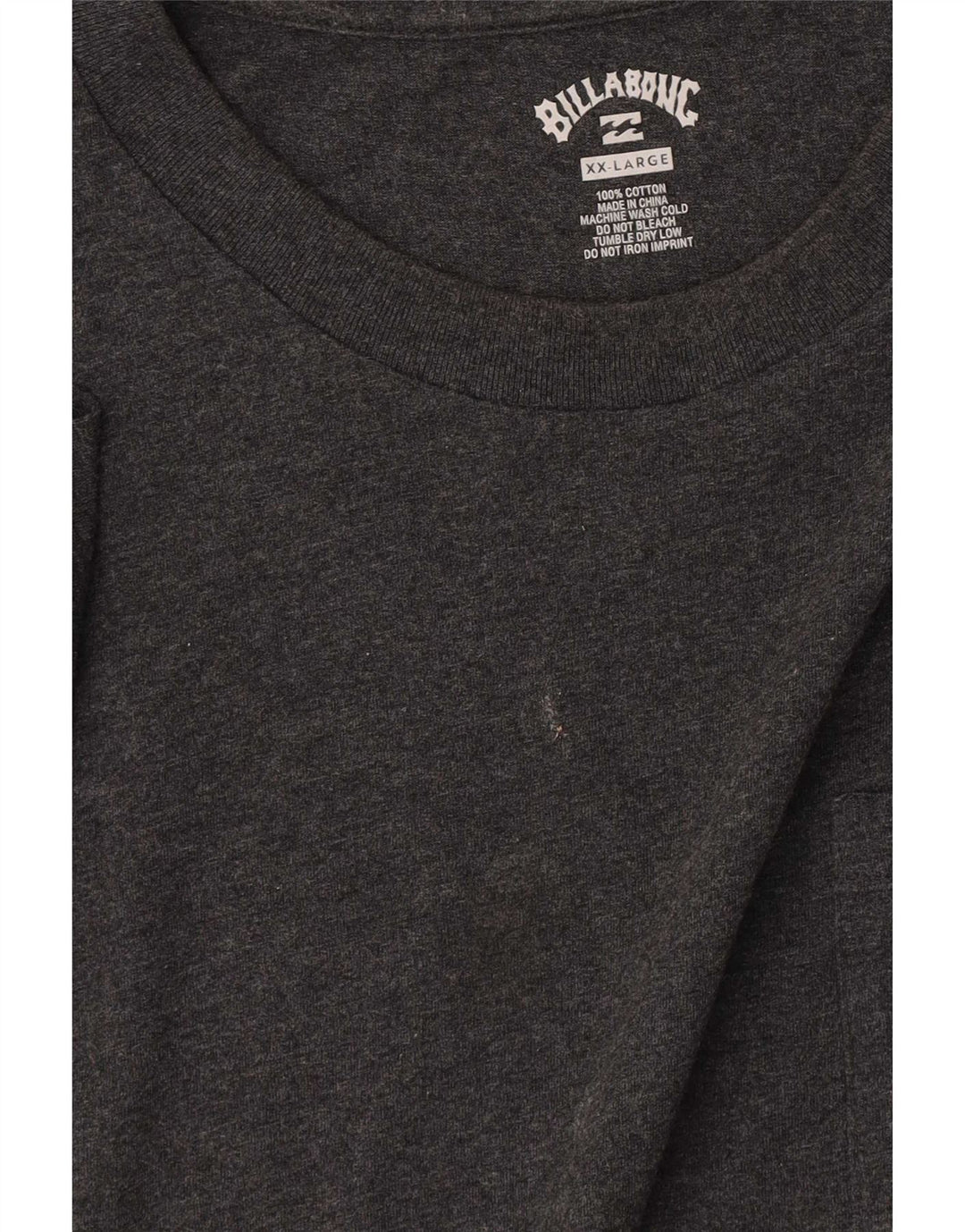 Maglietta da uomo Billabong Top 2XL in cotone grigio