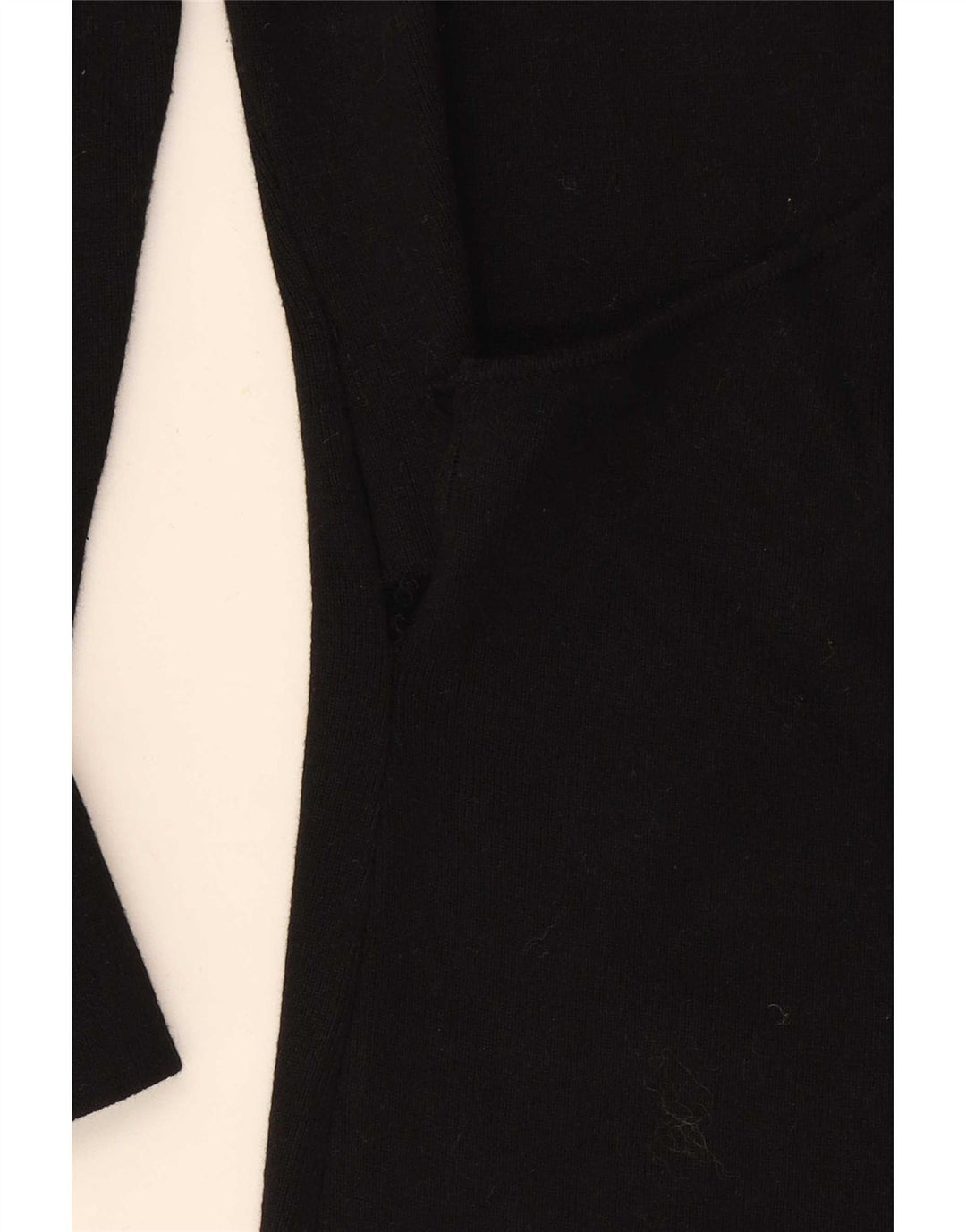 Maglione maglione con scollo a barca da donna Dkny UK 12 cotone nero medio