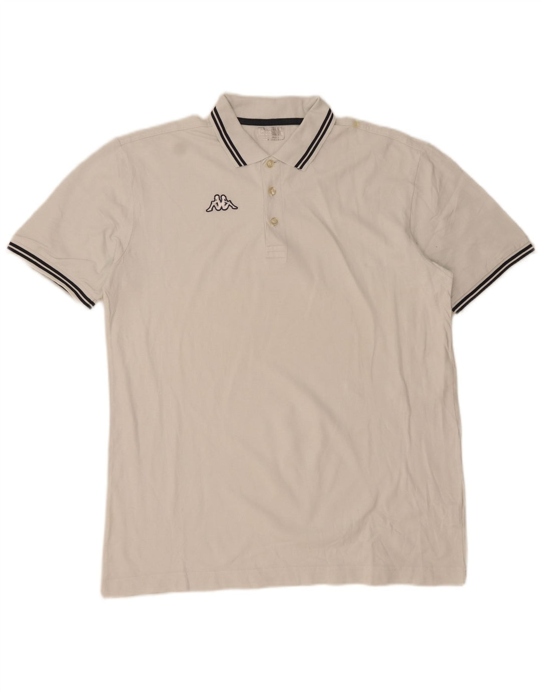 Polo da uomo KAPPA 2XL cotone bianco
