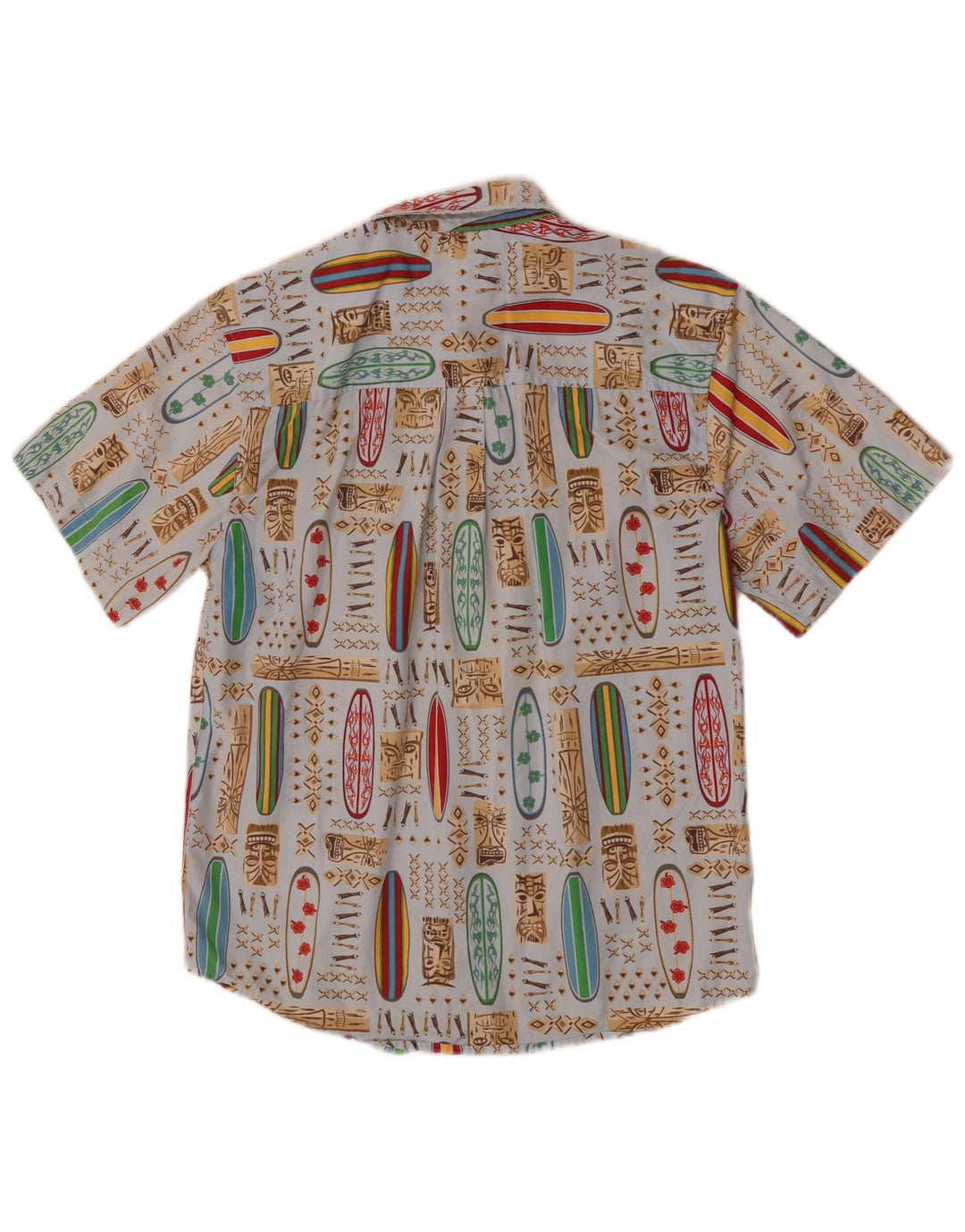 Camicia da ragazzo con motivo astratto Old Navy 14-15 anni XL blu hawaiano
