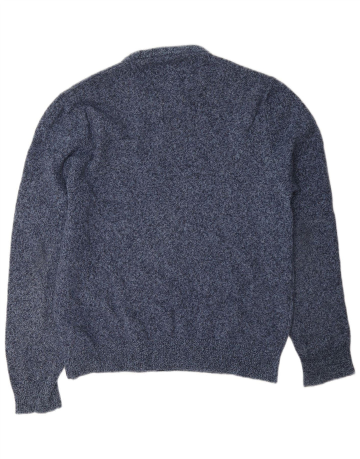 Maglione maglione girocollo da uomo Jack Wills grande lana screziata blu